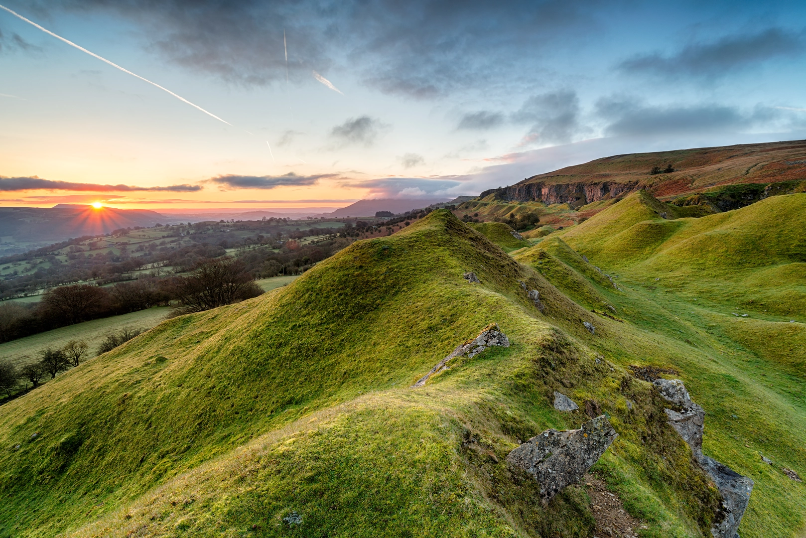 An image depicting the trail Llanthony to Crickhowell and its surrounding area.