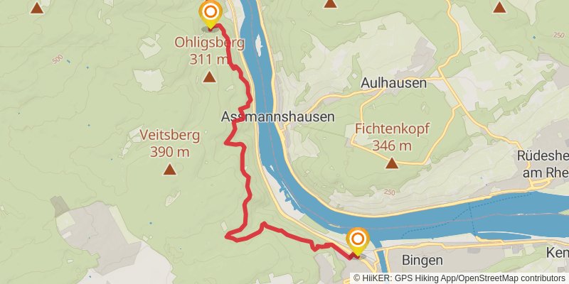 Soonwaldsteig stage 4 Map