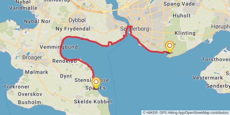 Gendarmstien stage 2 Map