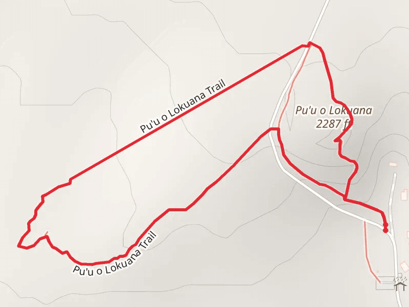 Pu'u o Lokuana Loop Trail