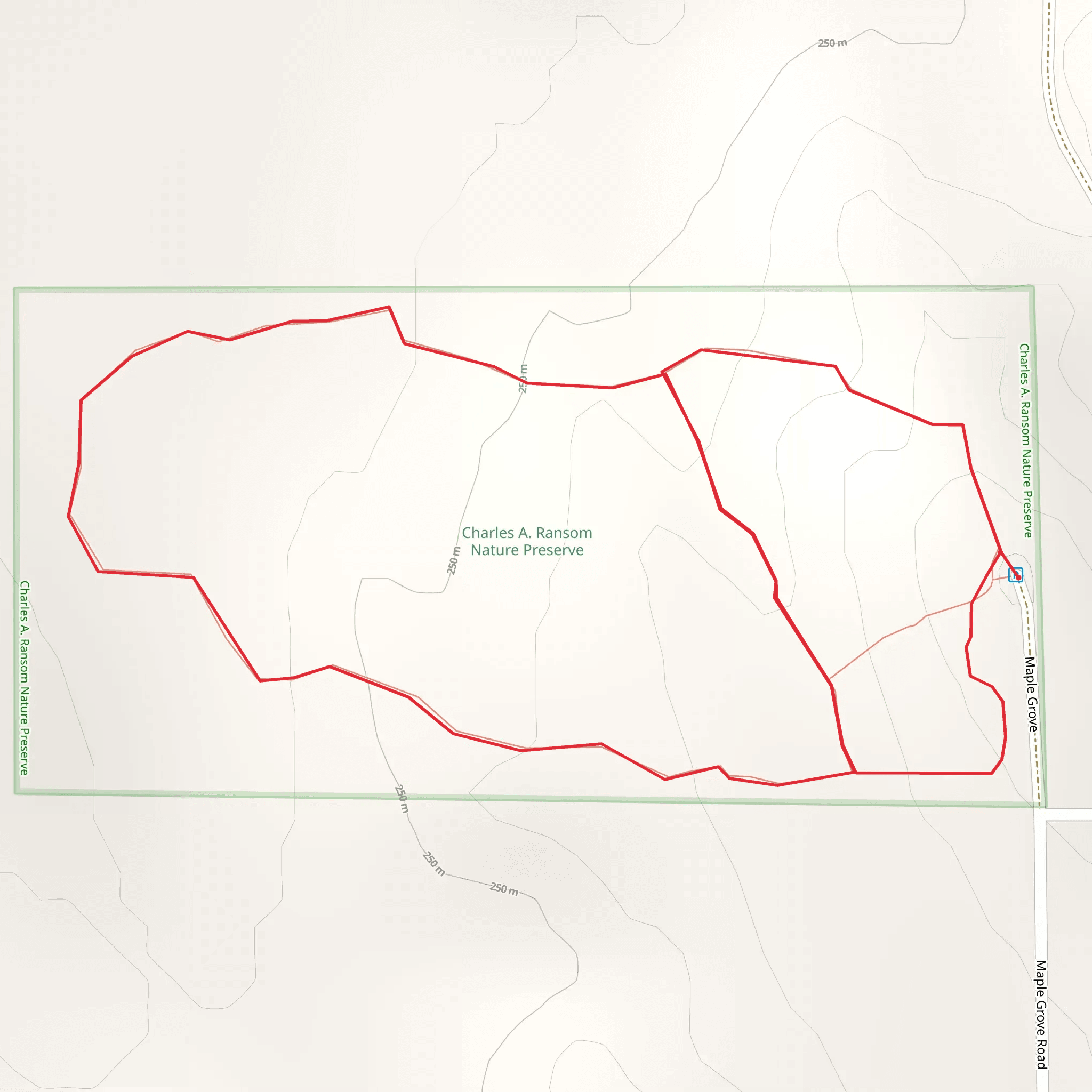 Maple Grove Loop mobile static map