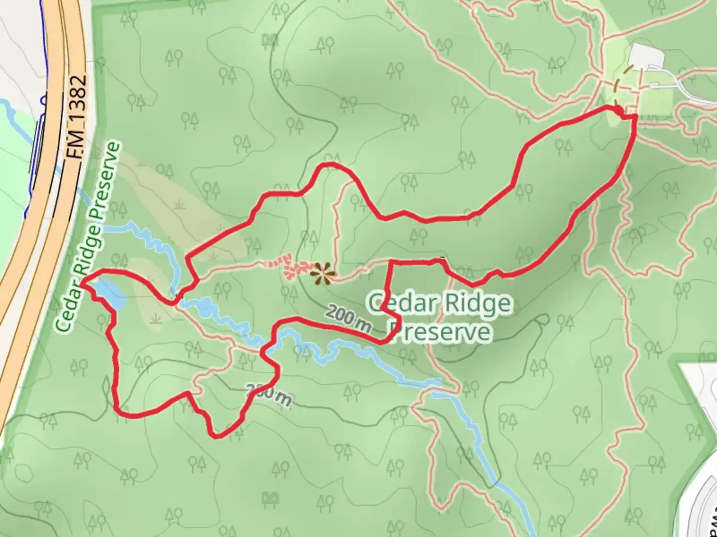 An image depicting the trail Fossil Valley, Cattail Pond and Escarpment Loop Trail and its surrounding area.