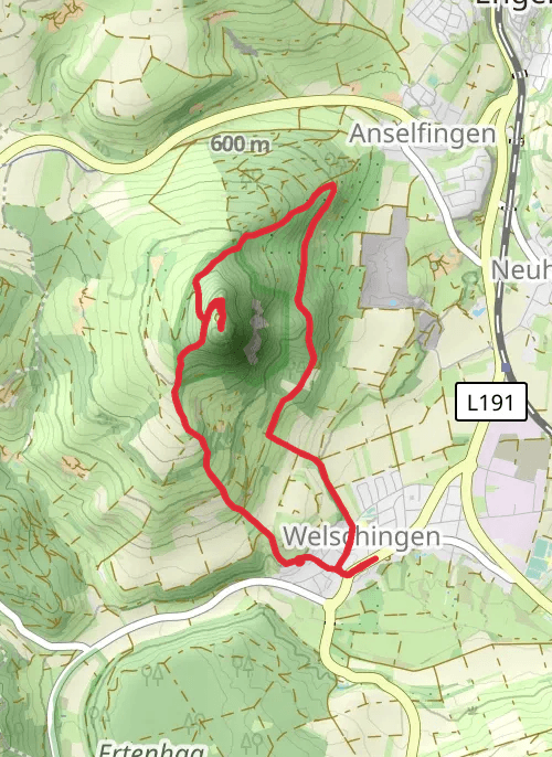 Burg Hohenwehen  mobile static map