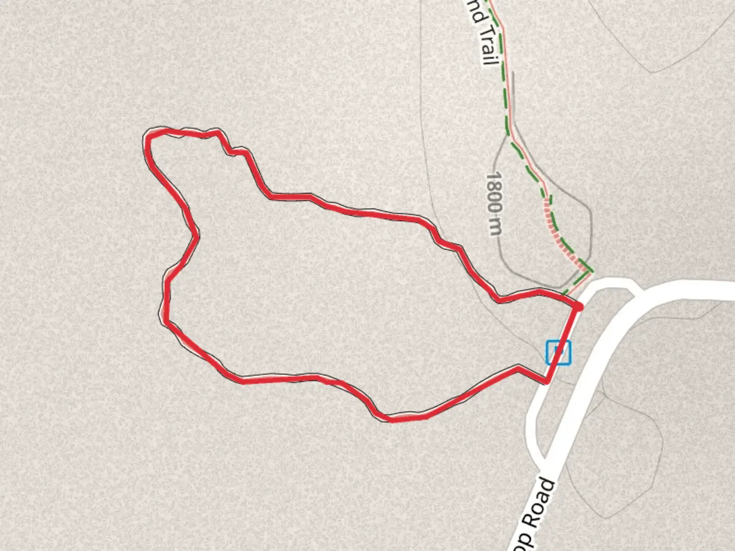An image depicting the trail North Crater Flow Loop Trail and its surrounding area.