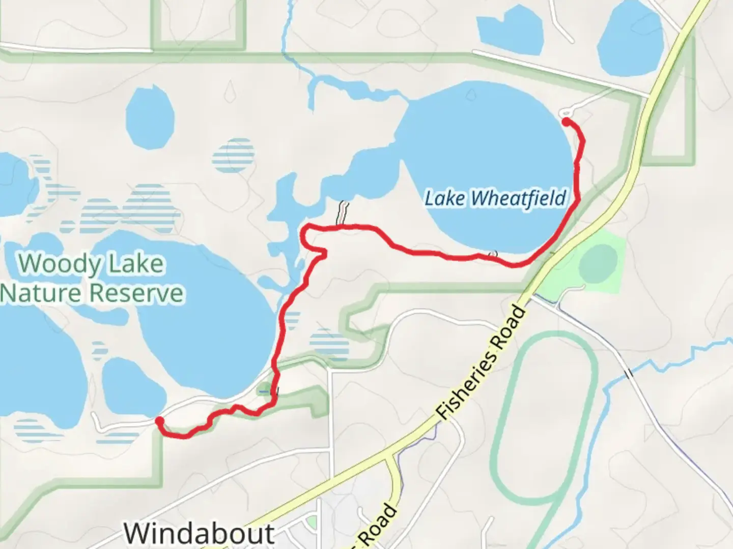 An image depicting the trail Kepwari Walk and its surrounding area.