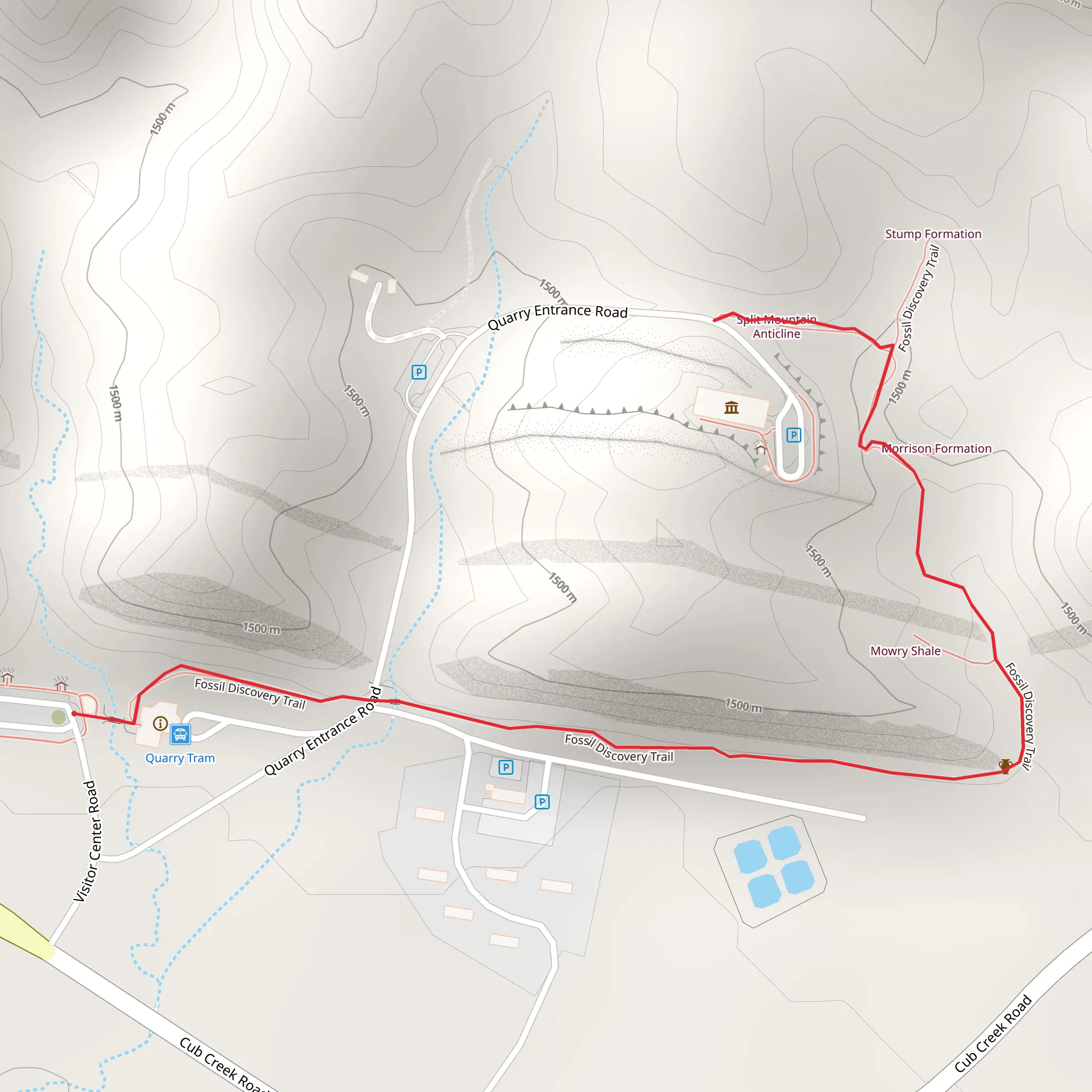 Fossil Discovery Trail mobile static map