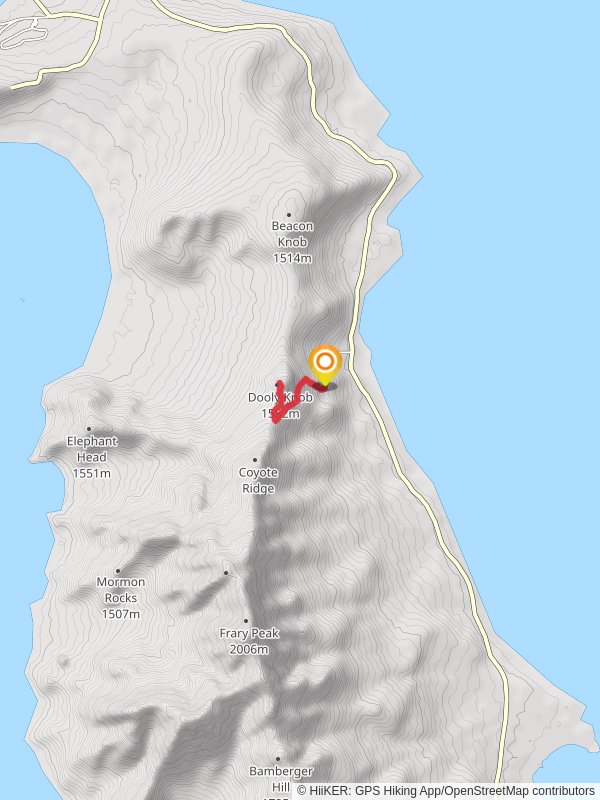 Frary Peak Trail and Dooly Knob Trail
