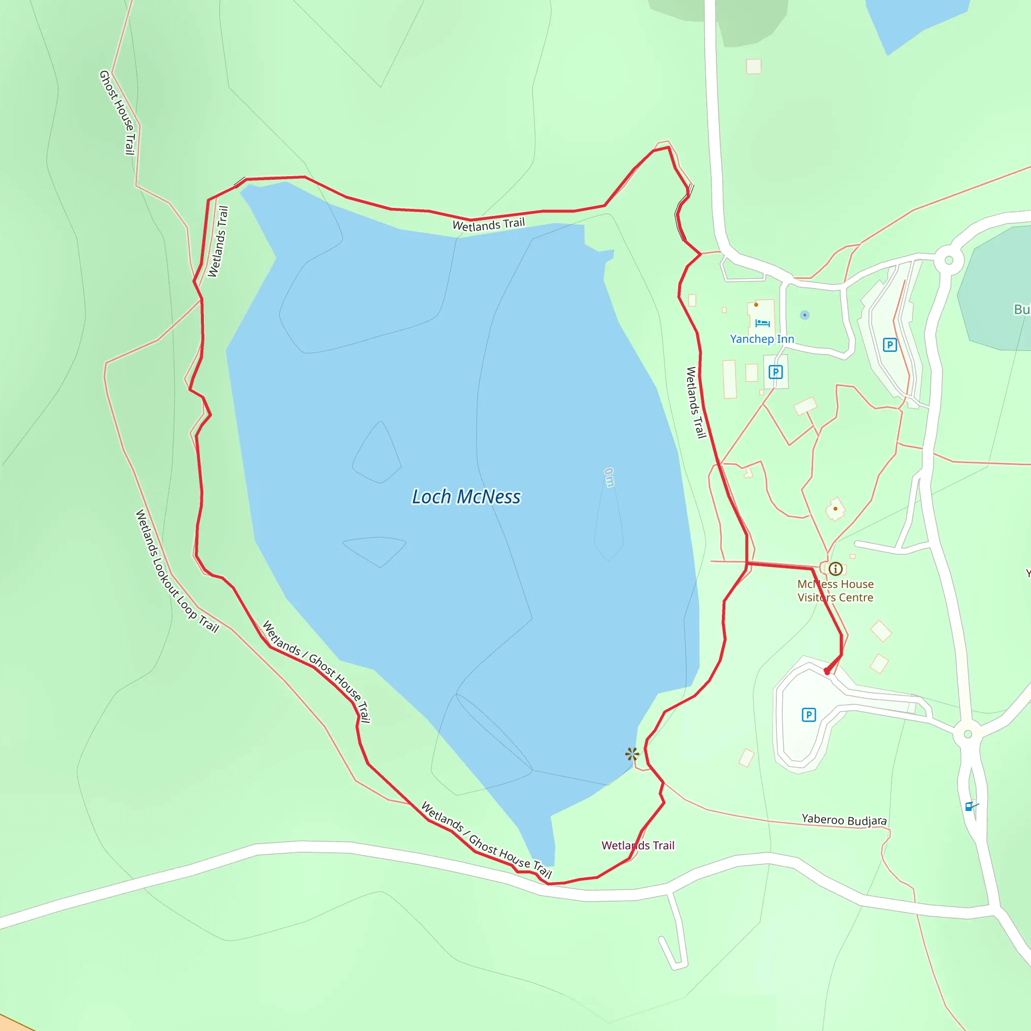 Wetlands Walk Trail mobile static map