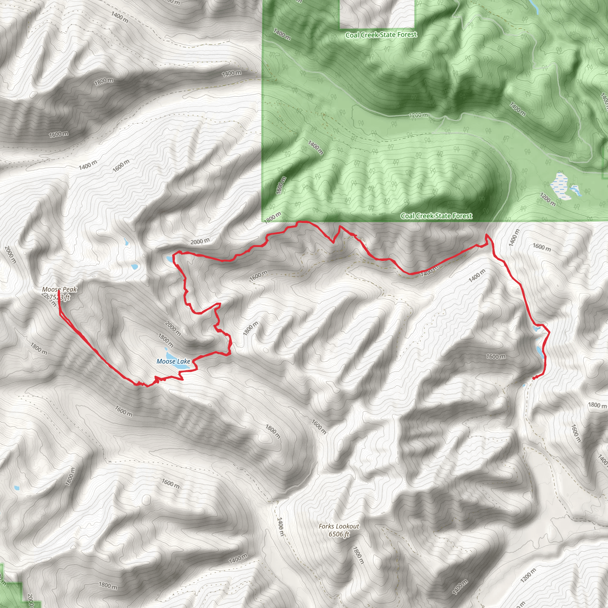 Moose Lake mobile static map