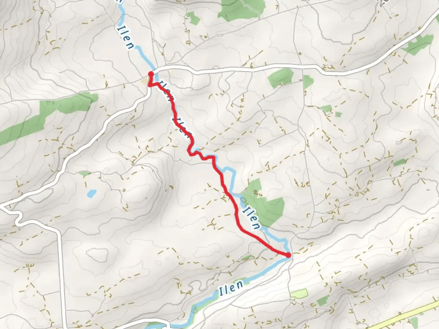 An image depicting the trail Sheep's Head - Deelish Cascades Walk - Drimoleague and its surrounding area.