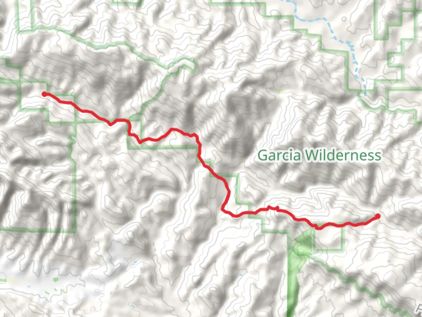 An image depicting the trail Caldwell Trout Creek Trail and its surrounding area.