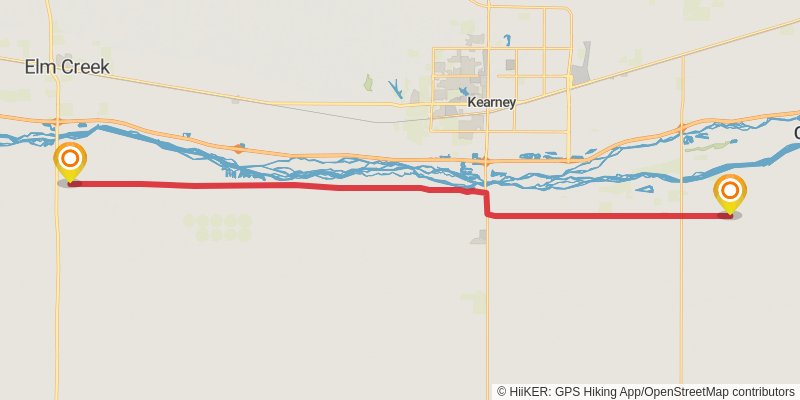 American Discovery Trail - North stage 56 Map