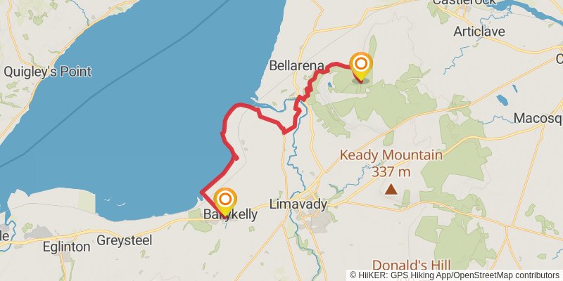 Slí Cholmcille alt 2 Map