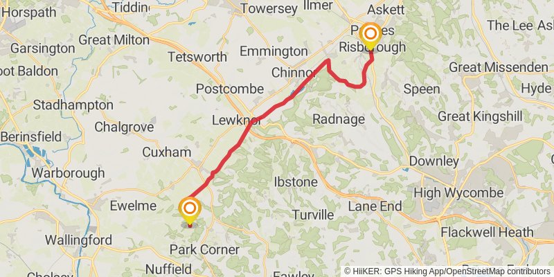 The Ridgeway National Trail stage 5 Map