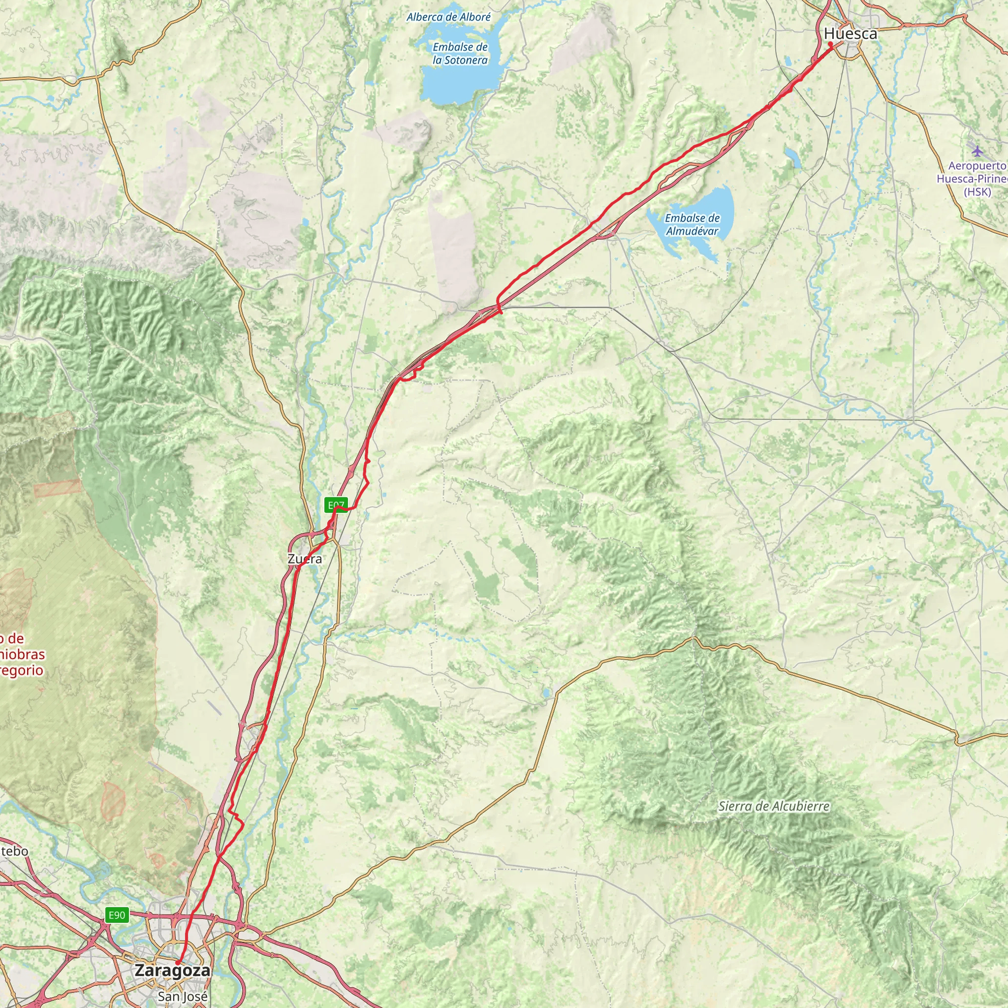 GR 234 La Jorgeada mobile static map