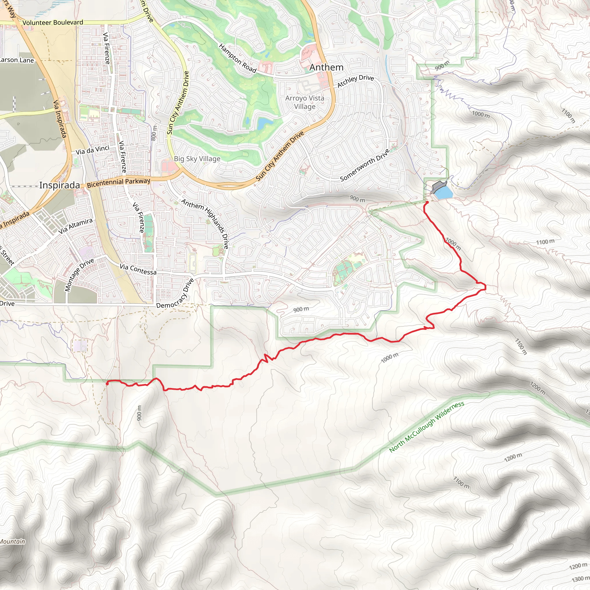 101 Trail and 403 Trail mobile static map