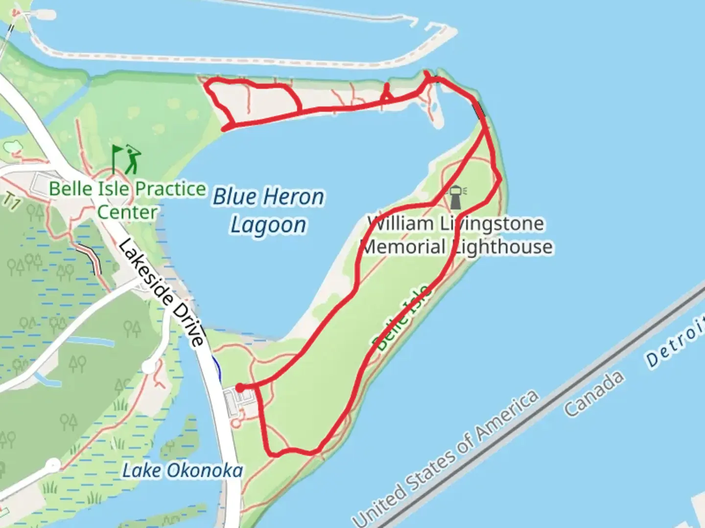 An image depicting the trail Blue Heron Lagoon - Driker Loop Trail and its surrounding area.