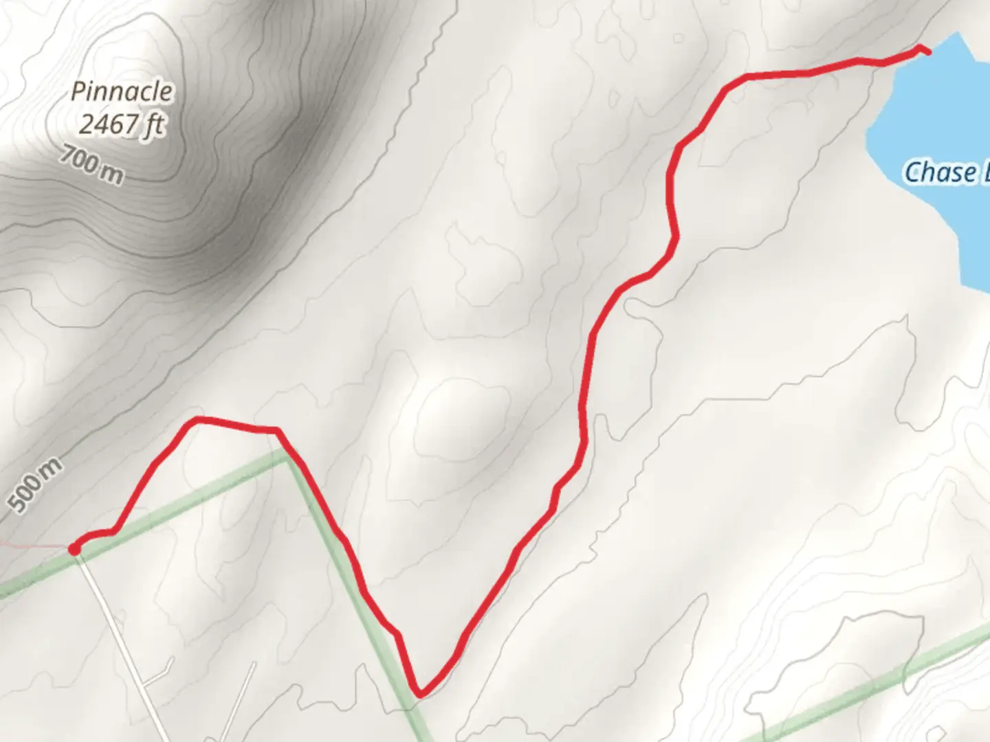 An image depicting the trail Chase Lake Trail and its surrounding area.