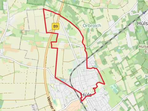 Huls Loop via Orbroich and Hulser Ruine