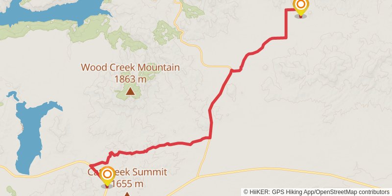 Ultra Pedestrian North Loop stage 69 Map
