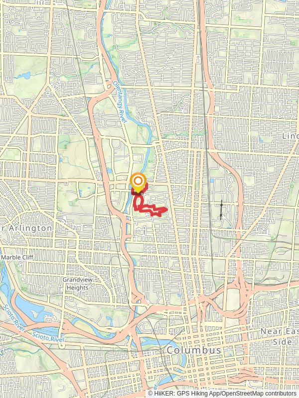 The Long Walk, The Oval and Olentangy Trail Detour Loop