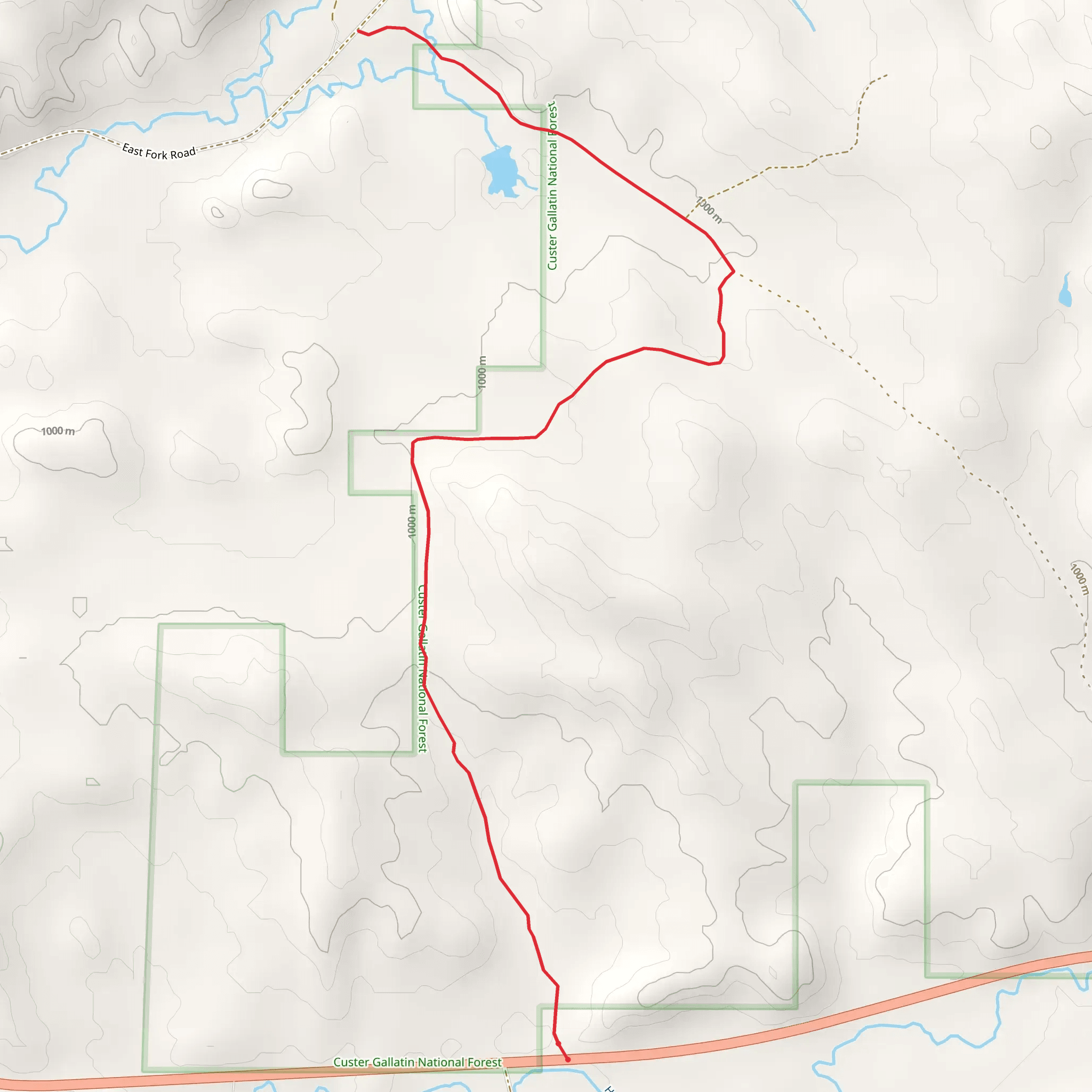 Coalmine Trail mobile static map