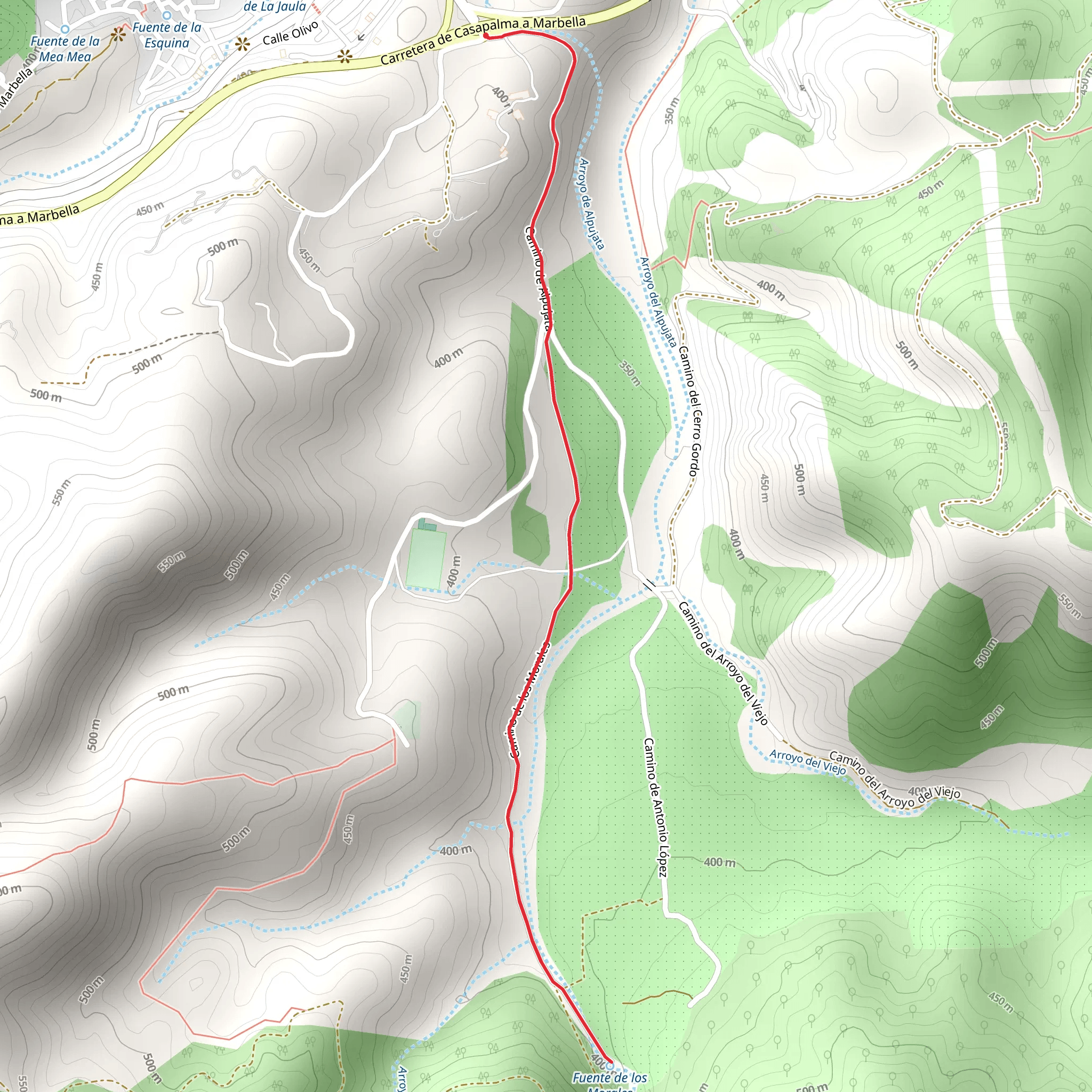 Monda - Fte of the Morales PR A 276 mobile static map