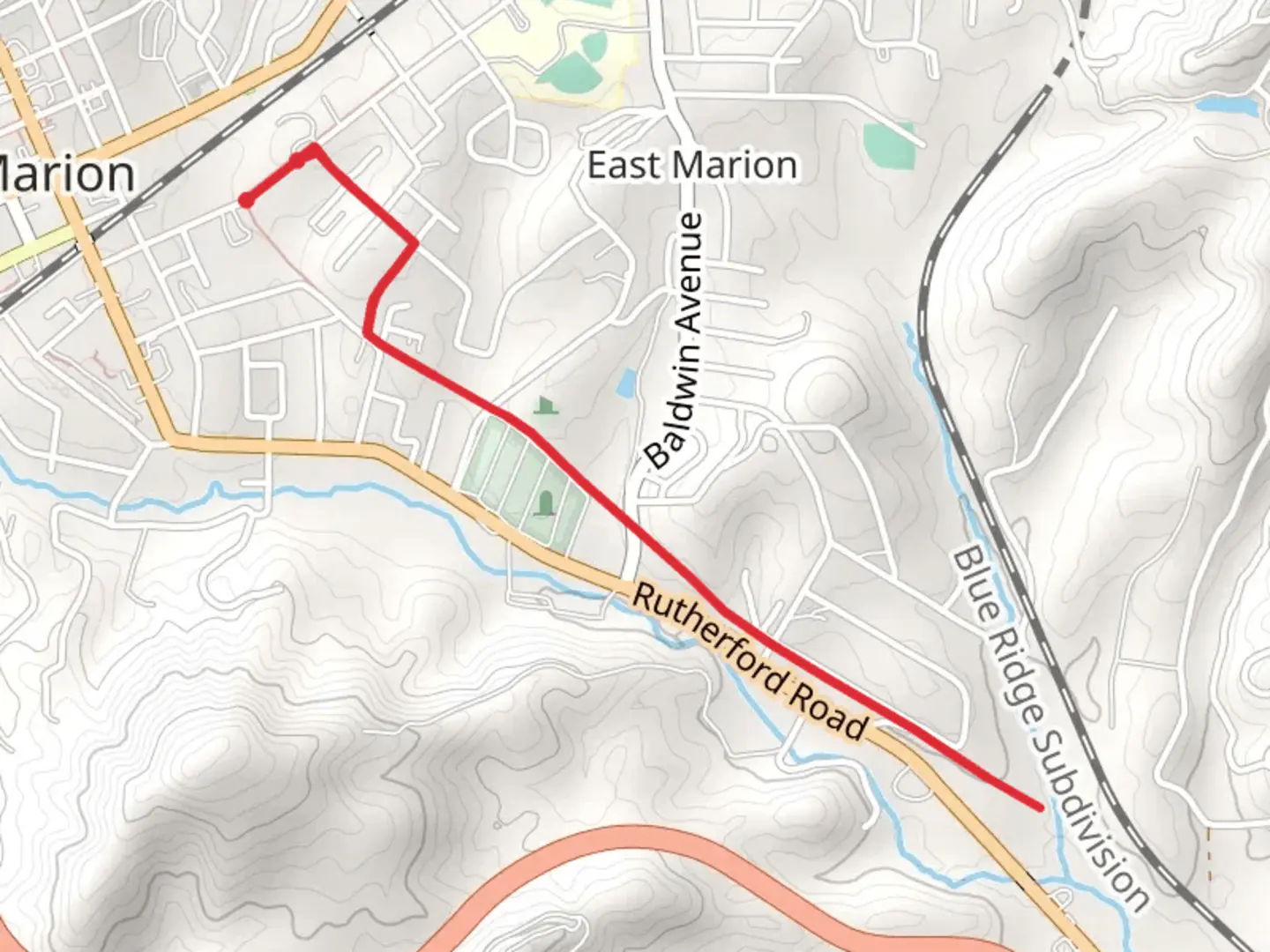 An image depicting the trail Peavine Trail and its surrounding area.