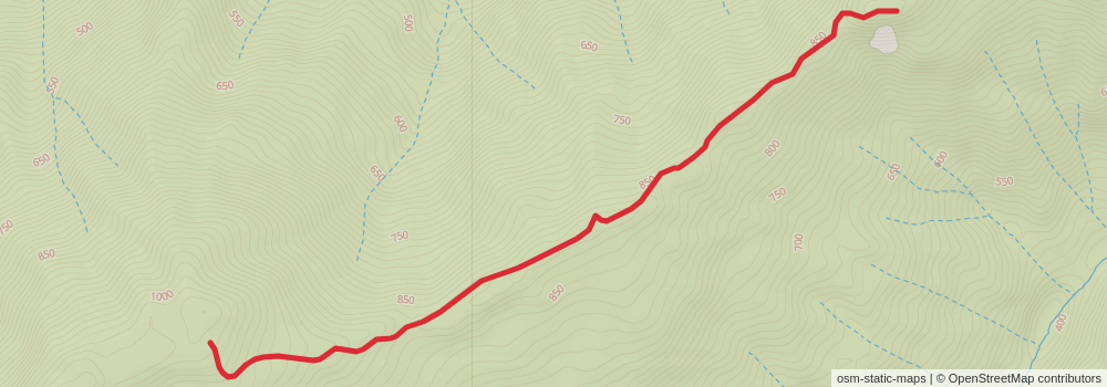 Silver Peak and Hobson Horn via Illinois River Trail stage 4 Map