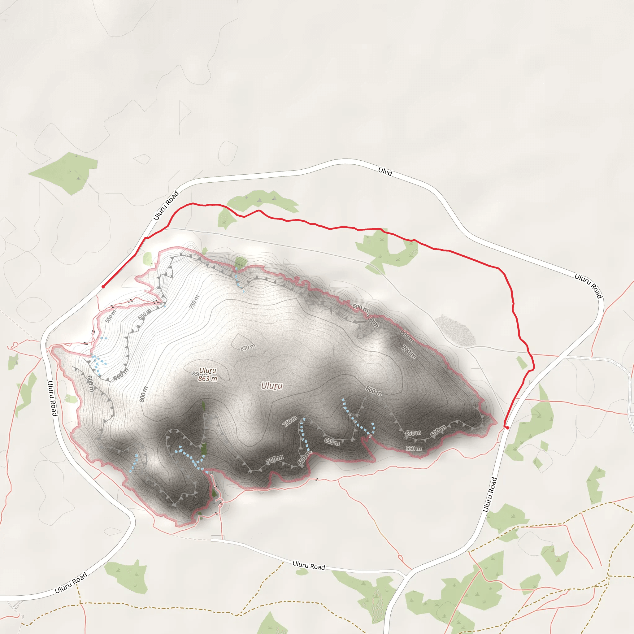 North-east face Walk mobile static map