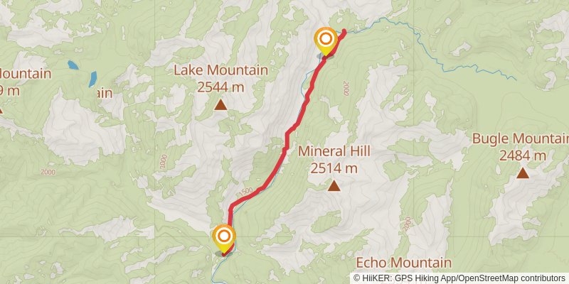 Hobnail Tom Trail stage 2 Map