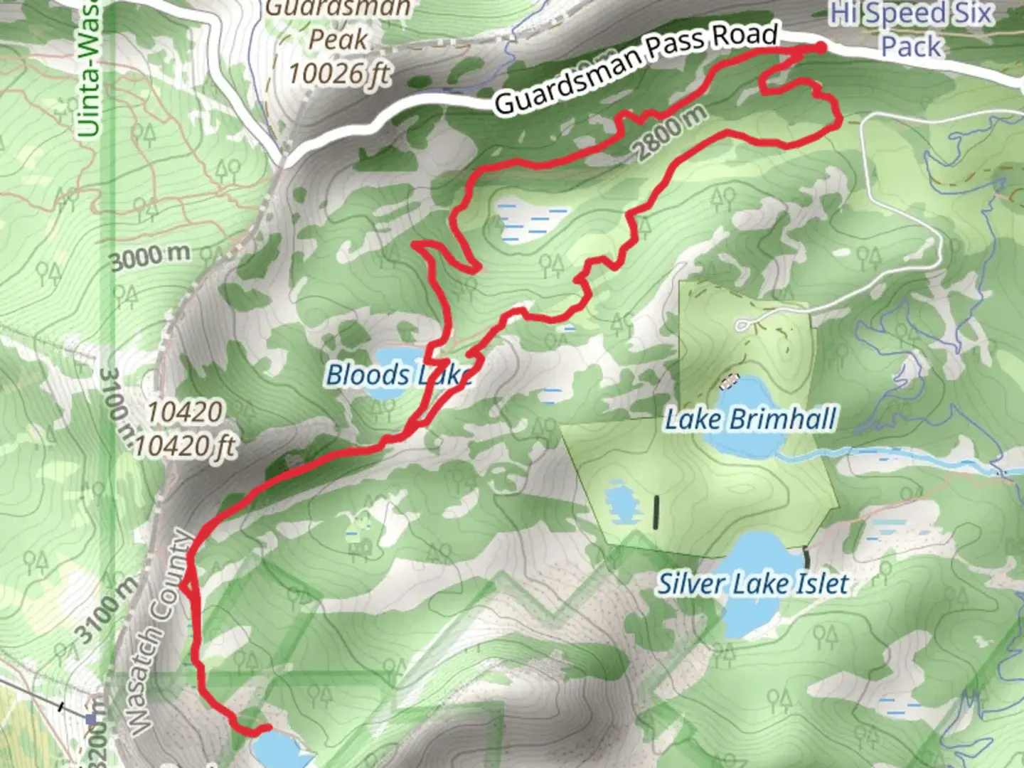 An image depicting the trail Bloods Lake Trail and Lackawaxen Lake Trail and its surrounding area.