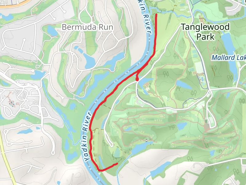 Yadkin River and Wood Duck Way
