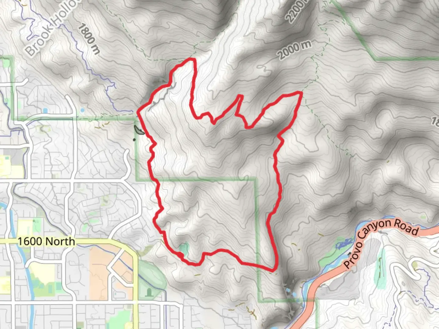 An image depicting the trail Lement Trail and Dry Canyon Trail and its surrounding area.