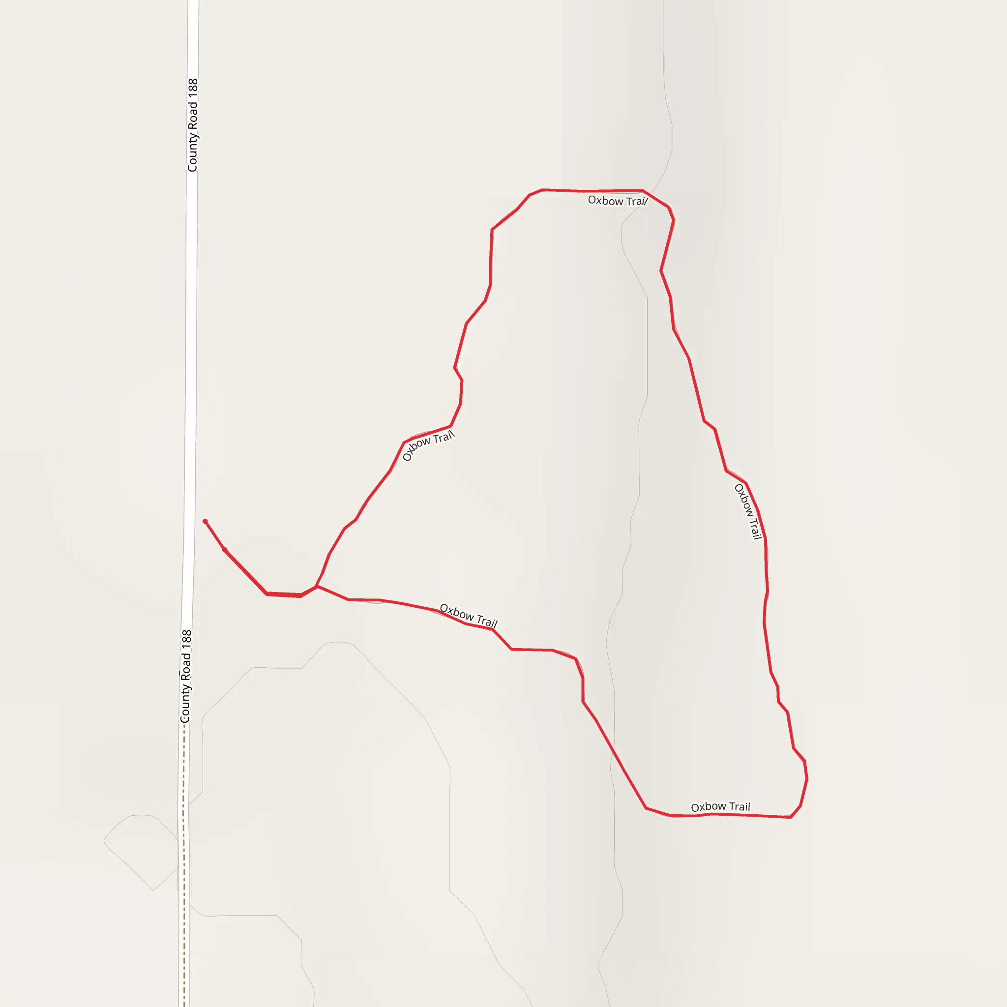 Oxbow Trail Loop mobile static map