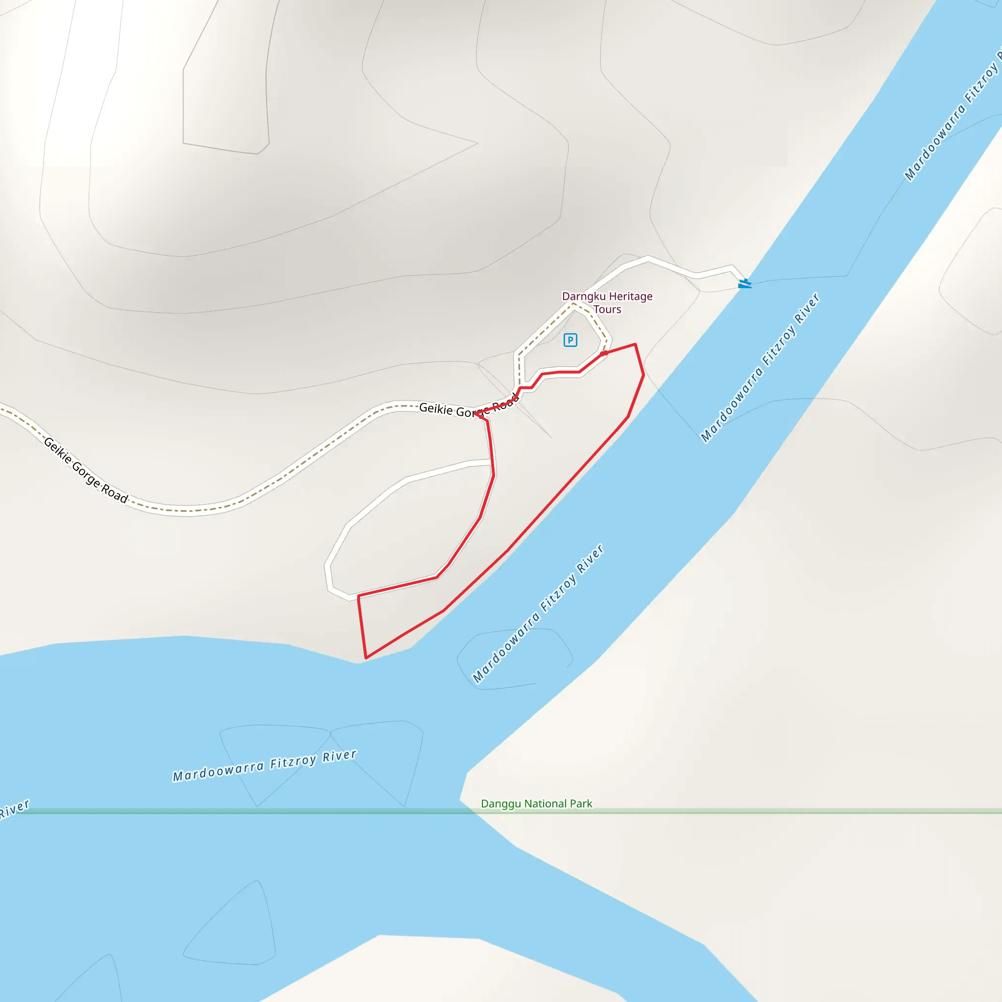 Bun gu Trail mobile static map