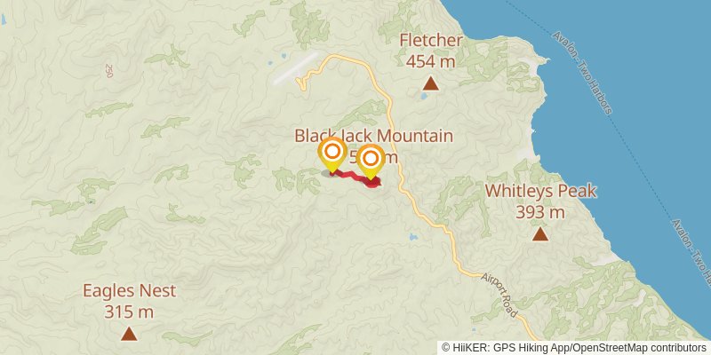 Trans-Catalina Trail spur 3 Map