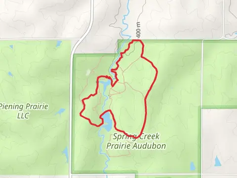 Elizabeth Rubendall Briding Trail, Prairie Trail and Woodland Trail