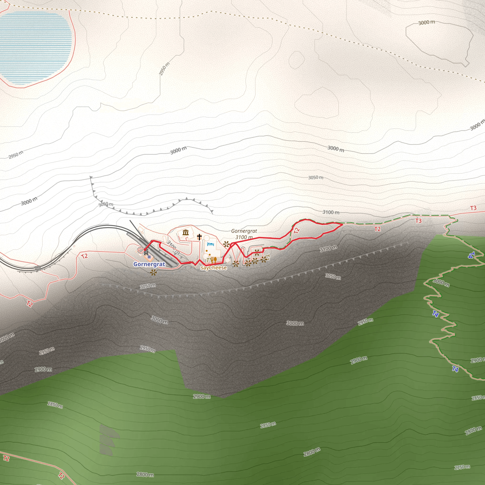 360° Loop Gornergrat - Nr 16 mobile static map