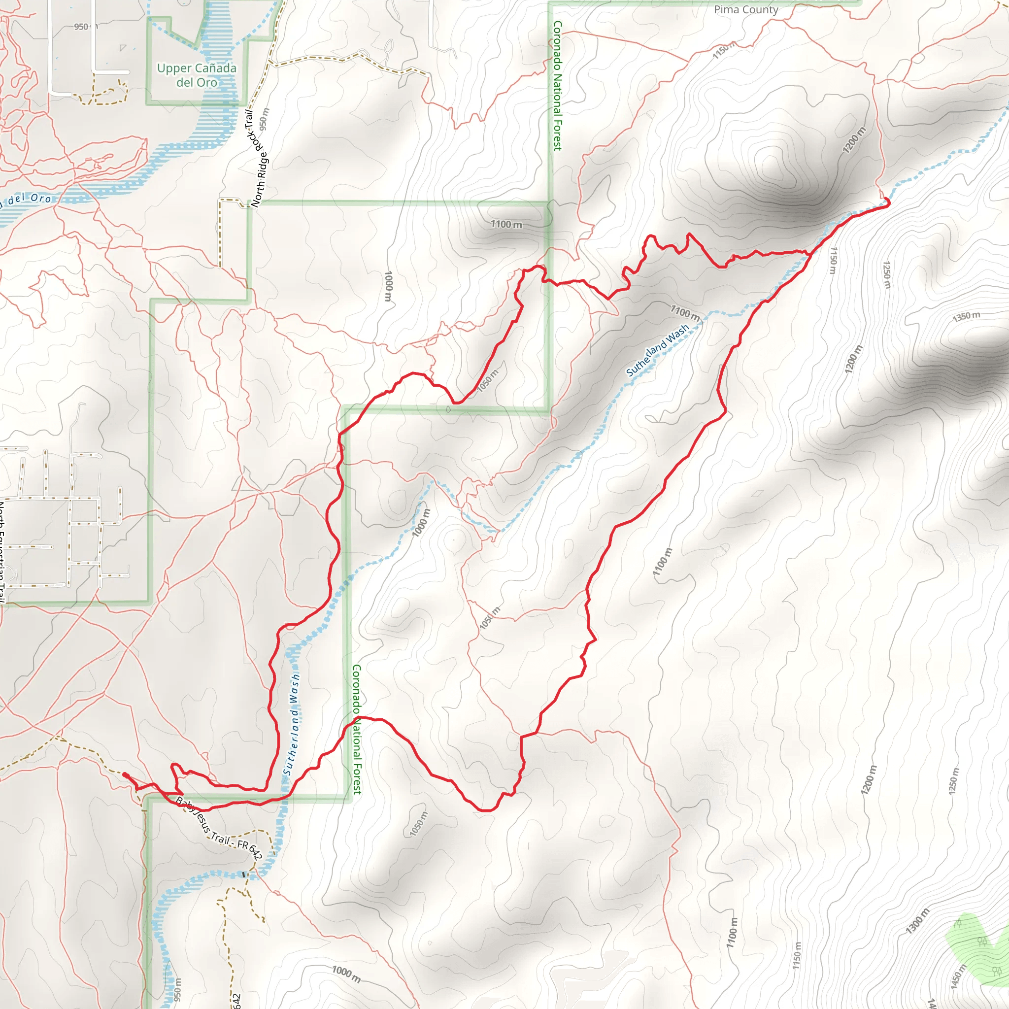 Cherry Tank, Cowboy Slickrock and 50 Year Loop Trail mobile static map