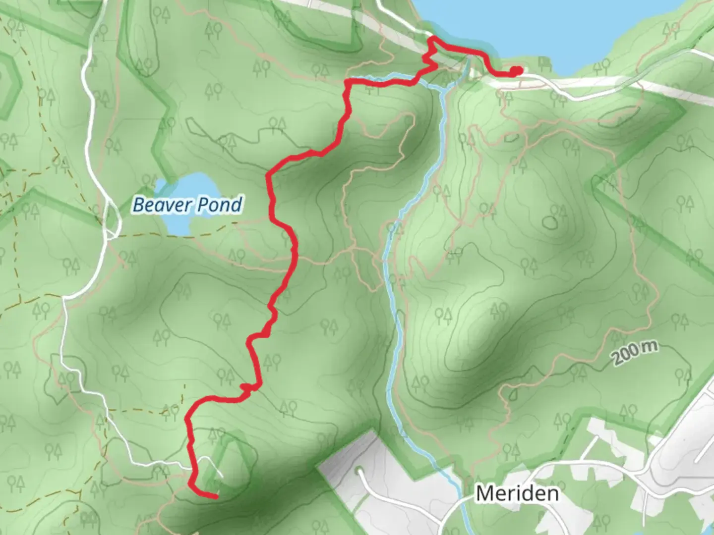 An image depicting the trail Wildcat Ridge and Four Birds Trail and its surrounding area.