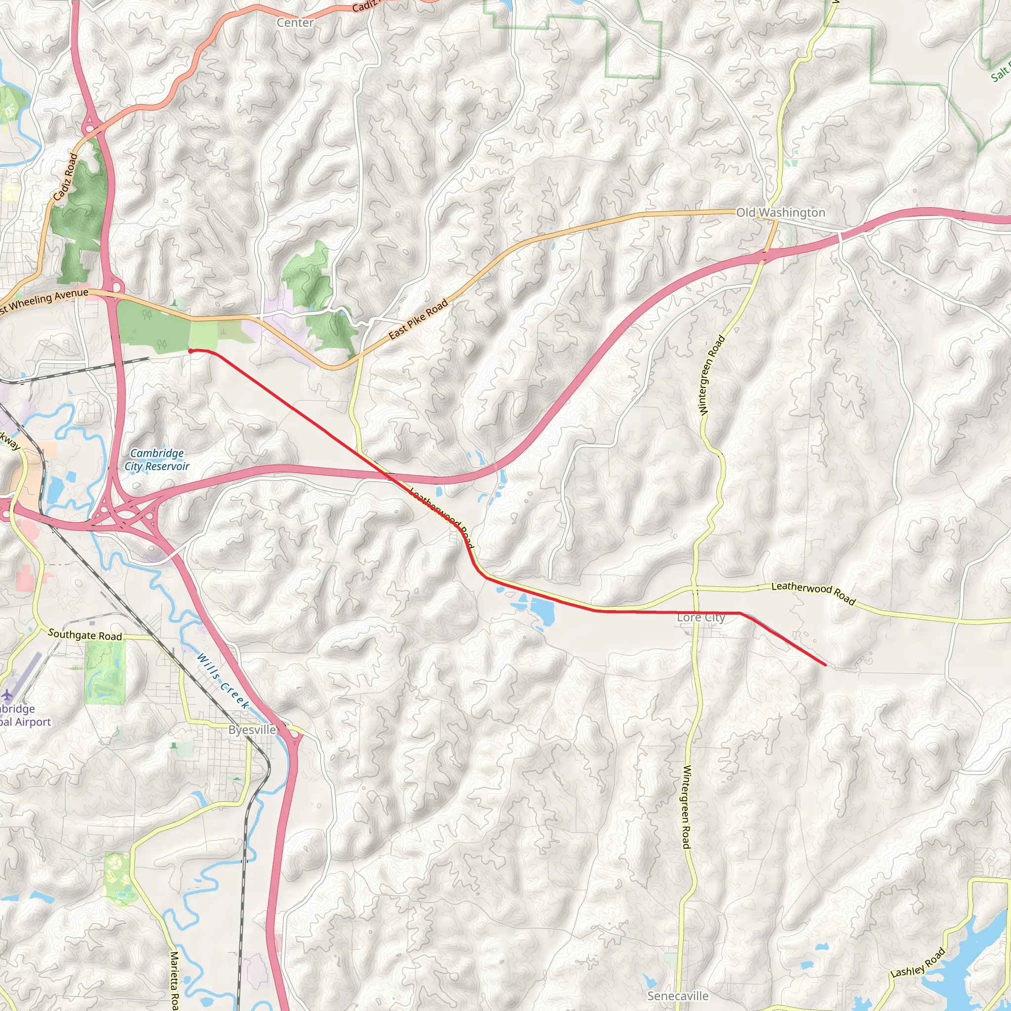 Great Guernsey Trail mobile static map