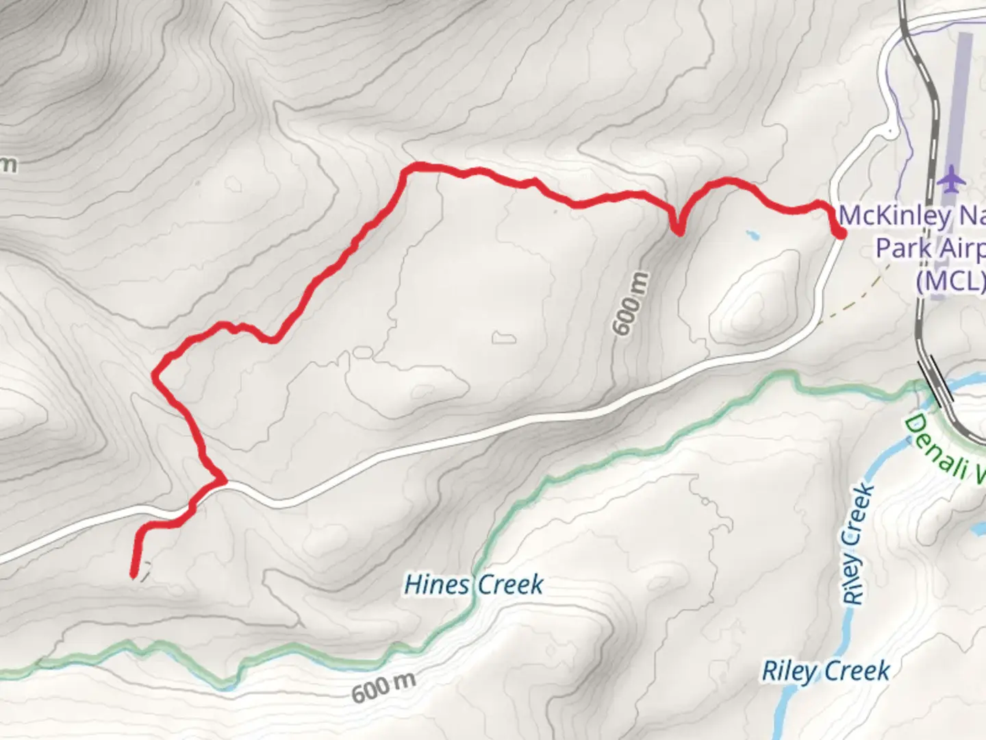An image depicting the trail Rock Creek and Roadside Trail and its surrounding area.