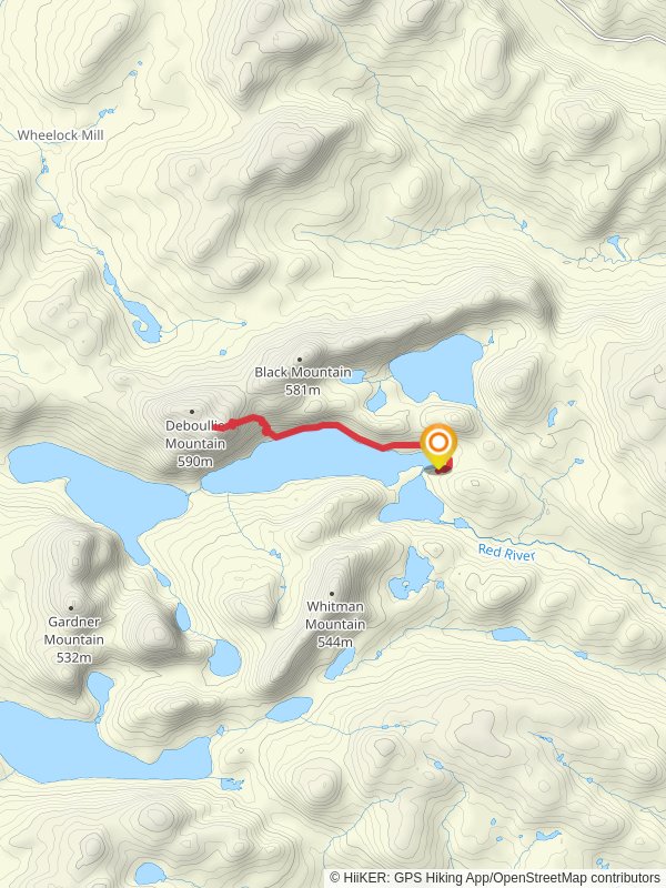 Deboullie Pond and Mountain