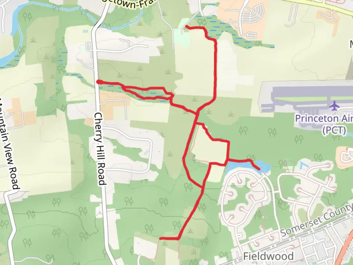 An image depicting the trail Hillaire Loop and its surrounding area.