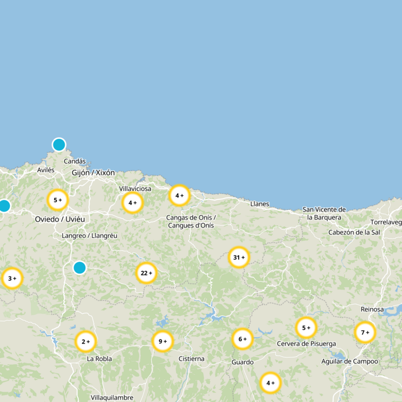 Ribadesella Static Map