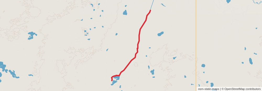 American Perimeter Trail - North Country Primary stage 232 Map