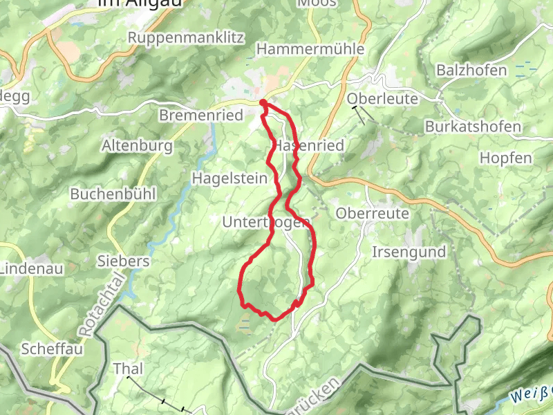 Hausbachklamm and Wandertrilogie Loop