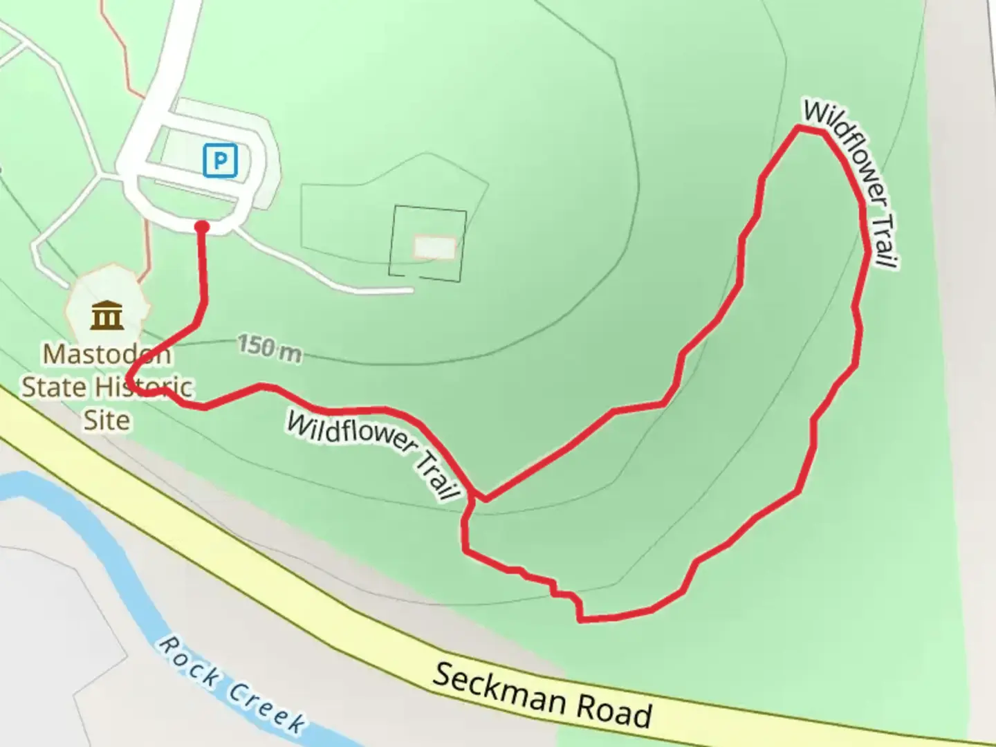 An image depicting the trail Wildflower Loop Trail and its surrounding area.