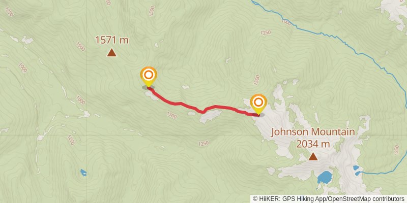 Pilot Ridge Trail stage 2 Map